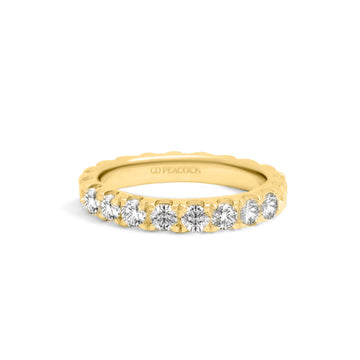 Gold Coast 2.7 MM Diamond Eternity Wedding Band