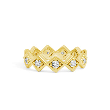 Gold Coast Hancock Diamond Wedding Band