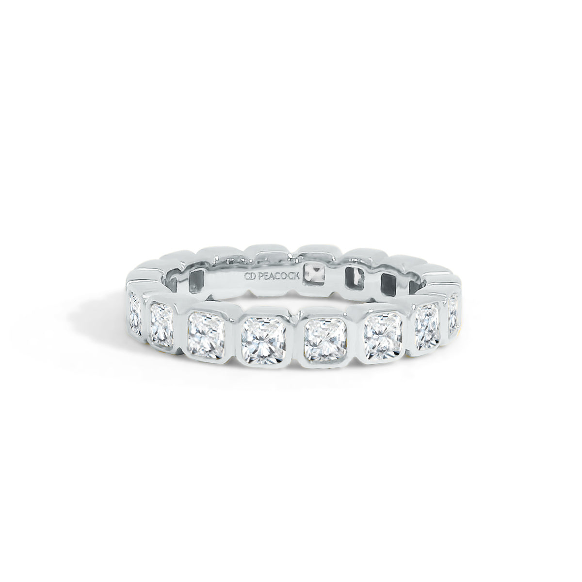 Gold Coast Asscher Diamond Eternity Wedding Band