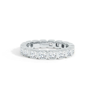 Gold Coast Asscher Diamond Eternity Wedding Band thumbnail