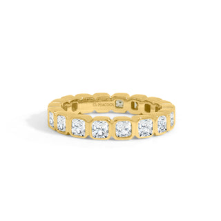 Gold Coast Asscher Diamond Eternity Wedding Band thumbnail