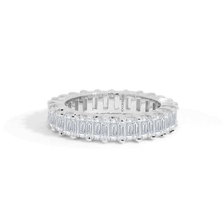 Gold Coast Emerald Cut Diamond Eternity Wedding Band thumbnail