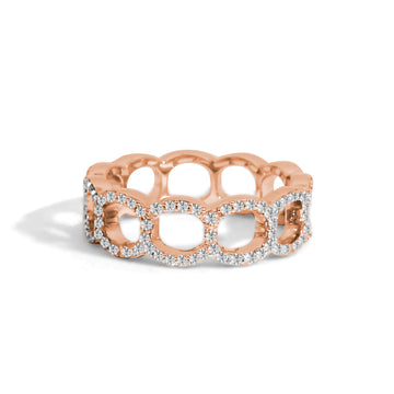 Gold Coast 6 MM Arches Diamond Wedding Band