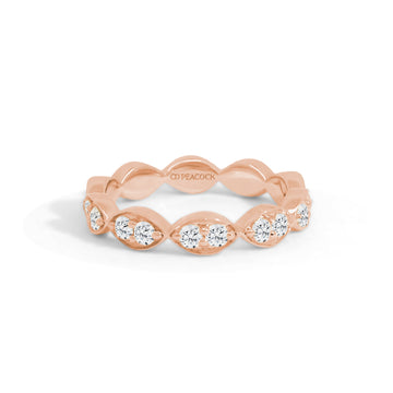 Gold Coast Segment Diamond Eternity Wedding Band