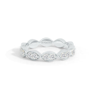 Gold Coast Segment Diamond Eternity Wedding Band thumbnail