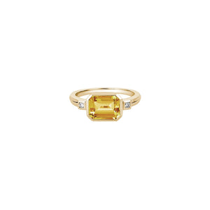 14K Yellow Gold Diamond Ring
