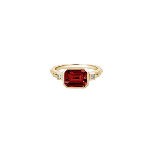 14K Yellow Gold Diamond Ring