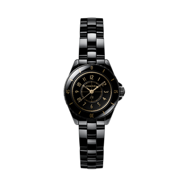 J12 GOLDEN BLACK Watch 28 MM - H11057