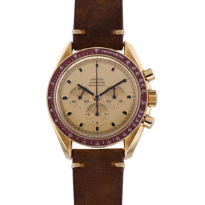 Omega 18K Yellow Gold Speedmaster Apollo XI