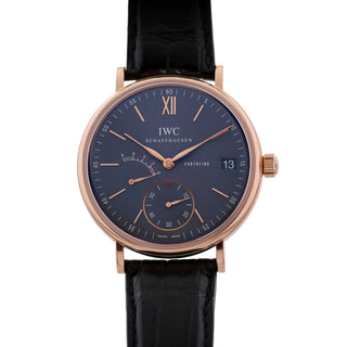IWC 18K Rose Gold Hand-Wound Eight Days thumbnail