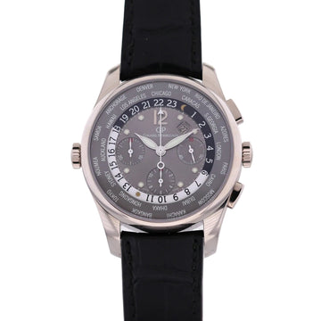 Girard Perregaux 18K White Gold World Time Chronograph WW.TC Girard Perregaux Pre-Owned