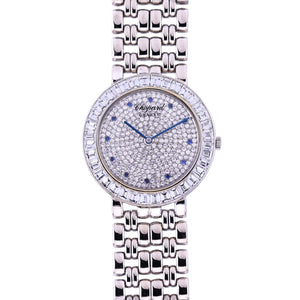 Chopard 18K White Gold and Diamond Vintage Watch