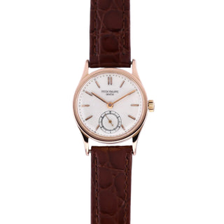 Vintage Patek Philippe 18K Rose Gold Calatrava Small Seconds thumbnail