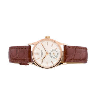 Vintage Patek Philippe 18K Rose Gold Calatrava Small Seconds thumbnail