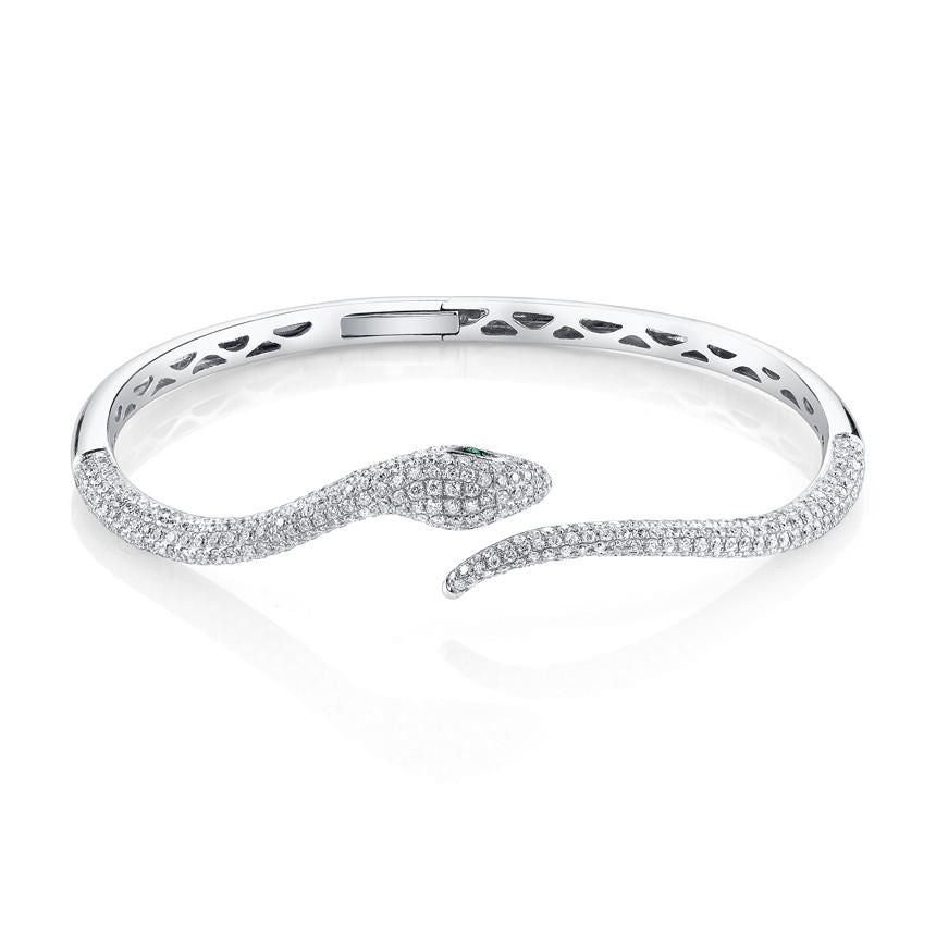 Diamond Snake Cuff