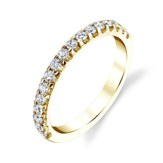 Round Diamond U-Prong Set Comfort Fit Band thumbnail
