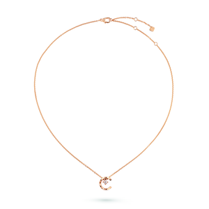 CHANEL Coco Crush Necklace – Beige Gold with Diamond - Image 1
