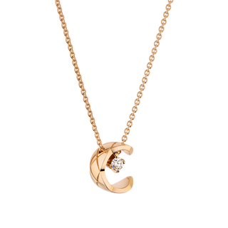 CHANEL Coco Crush Necklace – Beige Gold with Diamond thumbnail