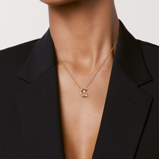 CHANEL Coco Crush Necklace – Beige Gold with Diamond thumbnail