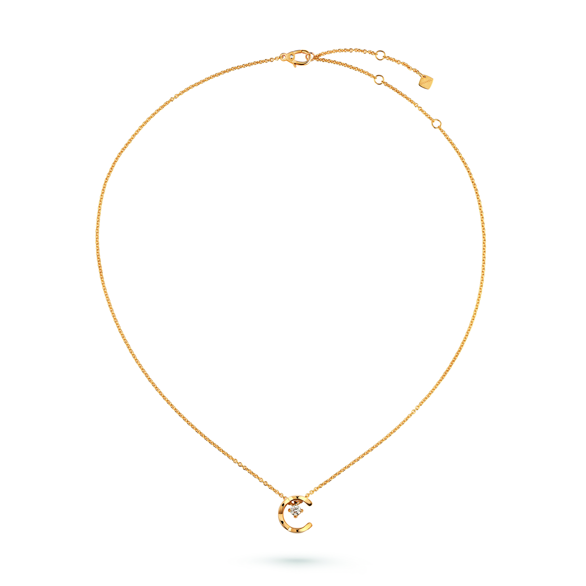 CHANEL Coco Crush Necklace – Yellow Gold with Diamond - Image 1