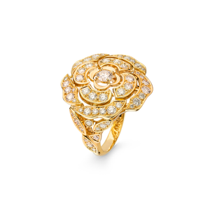 BOUTON DE CAMÉLIA RING