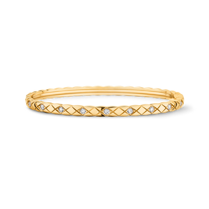 CHANEL Coco Crush Bracelet – Yellow Gold with Diamond - Image 1