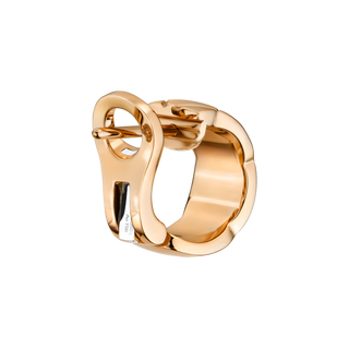 CHANEL Coco Crush Earrings – Beige Gold with Diamond thumbnail
