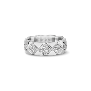 CHANEL Coco Crush Ring – White Gold with Diamond - Image 1