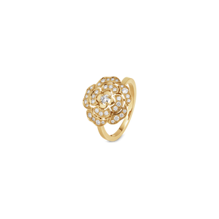 CHANEL Camélia Ring – Yellow Gold with Diamond thumbnail