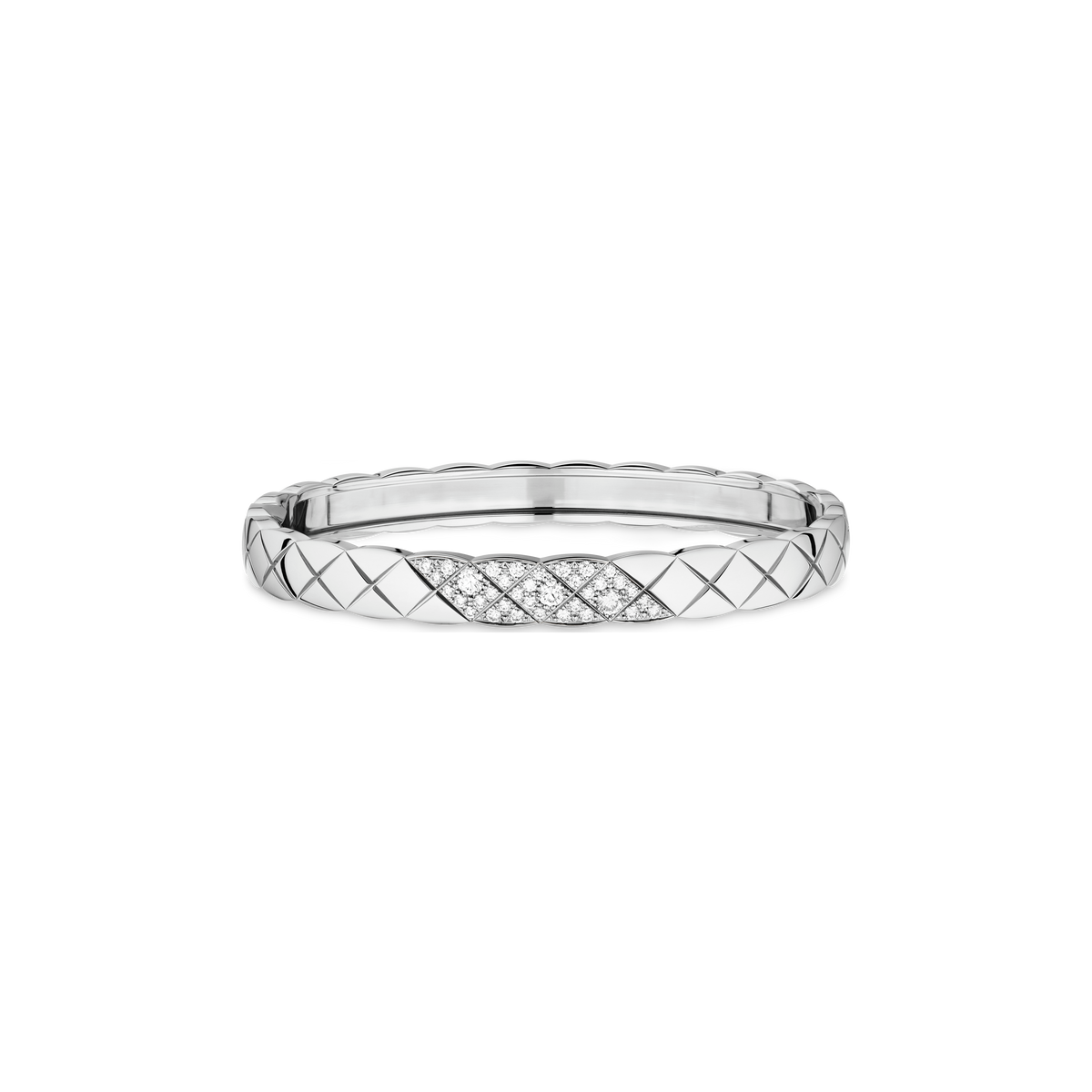 CHANEL Coco Crush Bracelet – White Gold with Diamond - Image 2