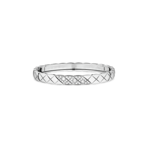 CHANEL Coco Crush Bracelet – White Gold with Diamond - Image 2
