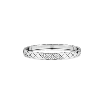 CHANEL Coco Crush Bracelet – White Gold with Diamond - Image 2