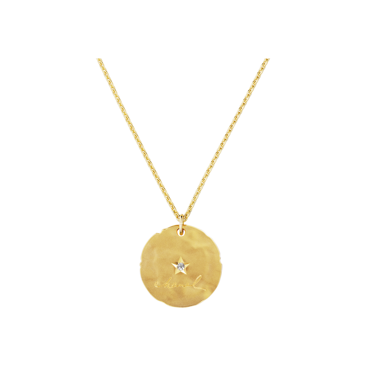 CHANEL Chance de CHANEL Necklace – Yellow Gold with Diamond - Image 1