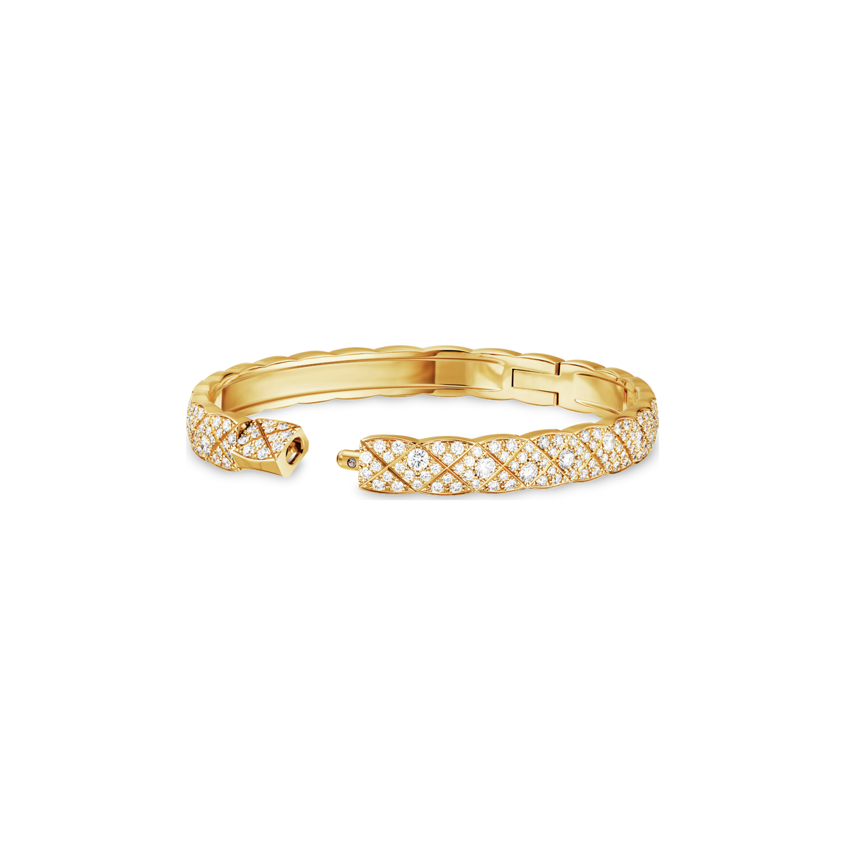 CHANEL Coco Crush Bracelet – Yellow Gold with Diamond - Image 1
