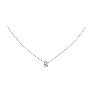 CHANEL Coco Crush Necklace – White Gold with Diamond - Image 1
