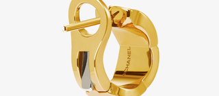 CHANEL Coco Crush Earrings – Yellow Gold with Diamond thumbnail