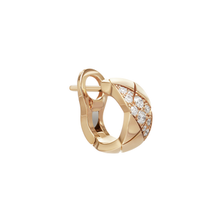 CHANEL Coco Crush Earrings – Beige Gold with Diamond thumbnail