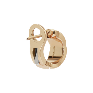 CHANEL Coco Crush Earrings – Beige Gold with Diamond thumbnail
