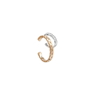 CHANEL Coco Crush Earrings – White Gold & Beige Gold with Diamond thumbnail