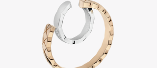CHANEL Coco Crush Earrings – White Gold & Beige Gold with Diamond thumbnail