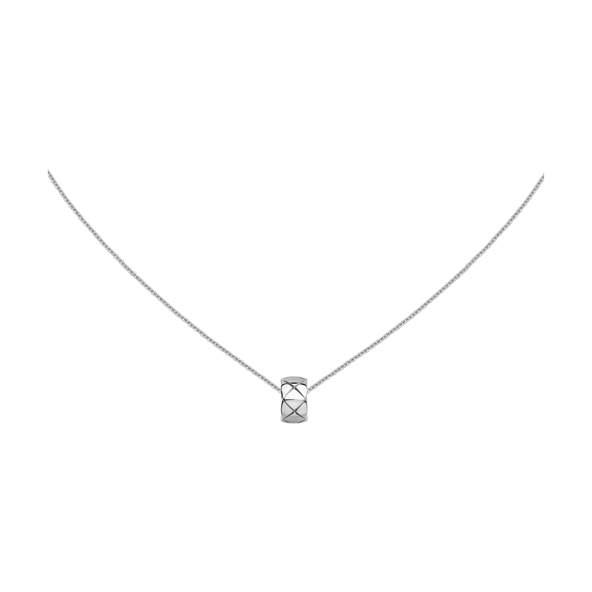 CHANEL Coco Crush Necklace – White Gold - Image 1