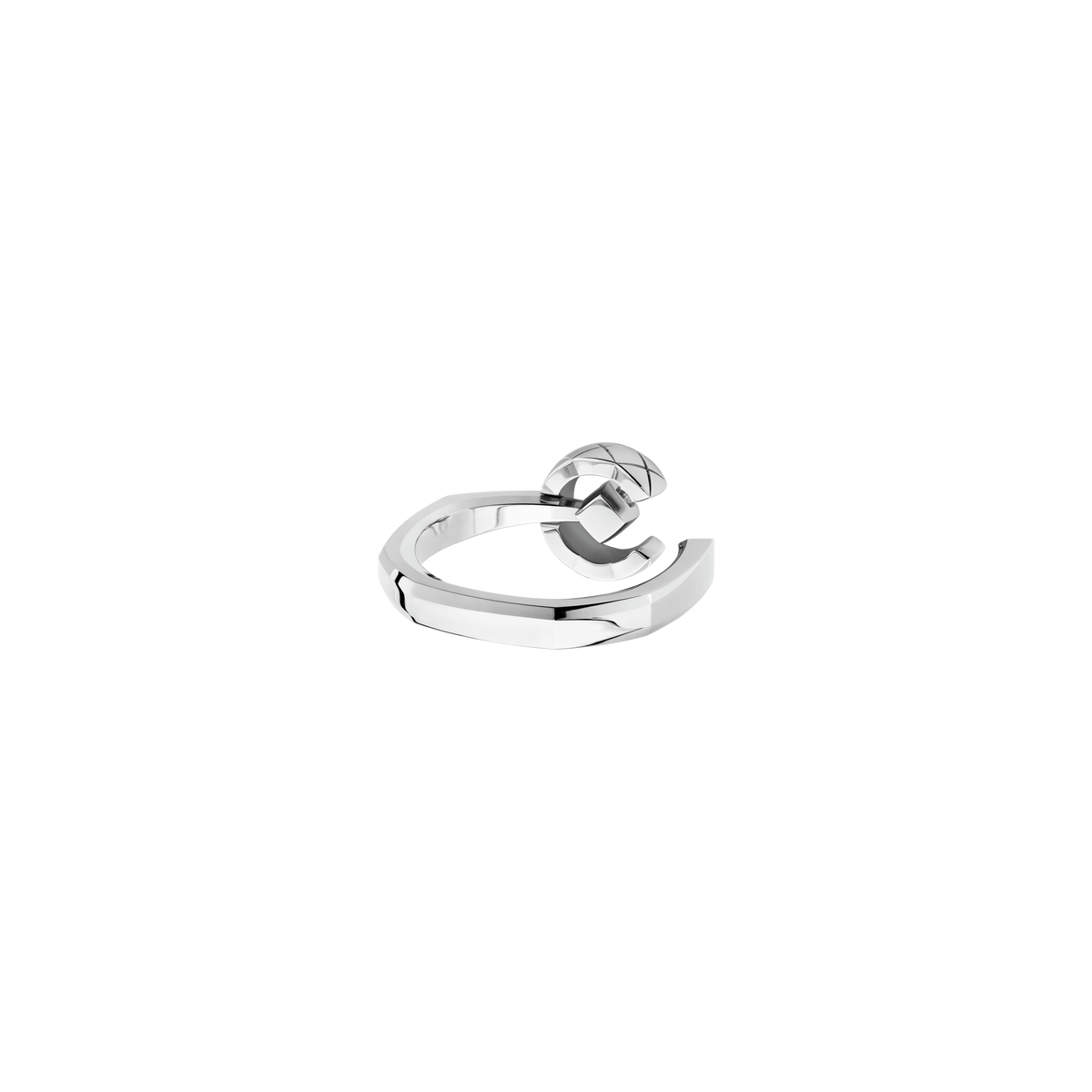CHANEL Coco Crush Ring – White Gold with Diamond - Image 1