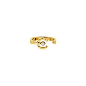 CHANEL Coco Crush Ring – Yellow Gold with Diamond - Image 2
