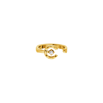 CHANEL Coco Crush Ring – Yellow Gold with Diamond - Image 2