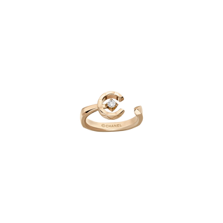 CHANEL Coco Crush Ring – Beige Gold with Diamond thumbnail