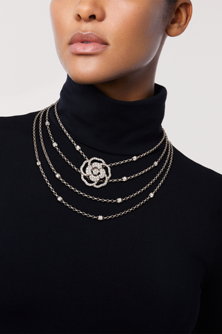 Camélia Bloom plastron necklace thumbnail
