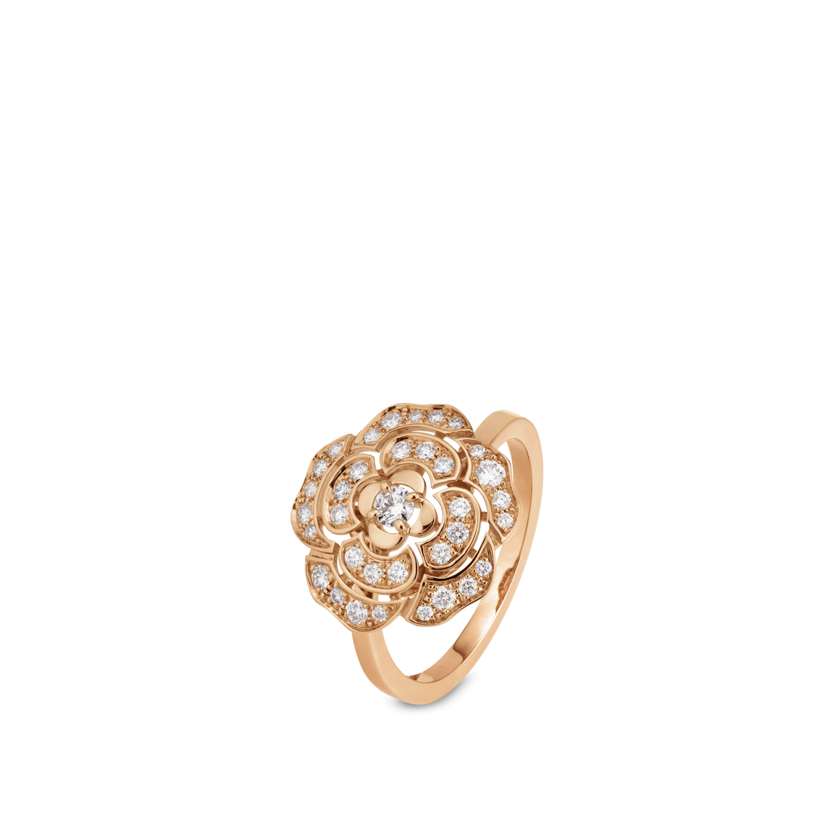 CHANEL Bouton de Camélia ring - J13848
