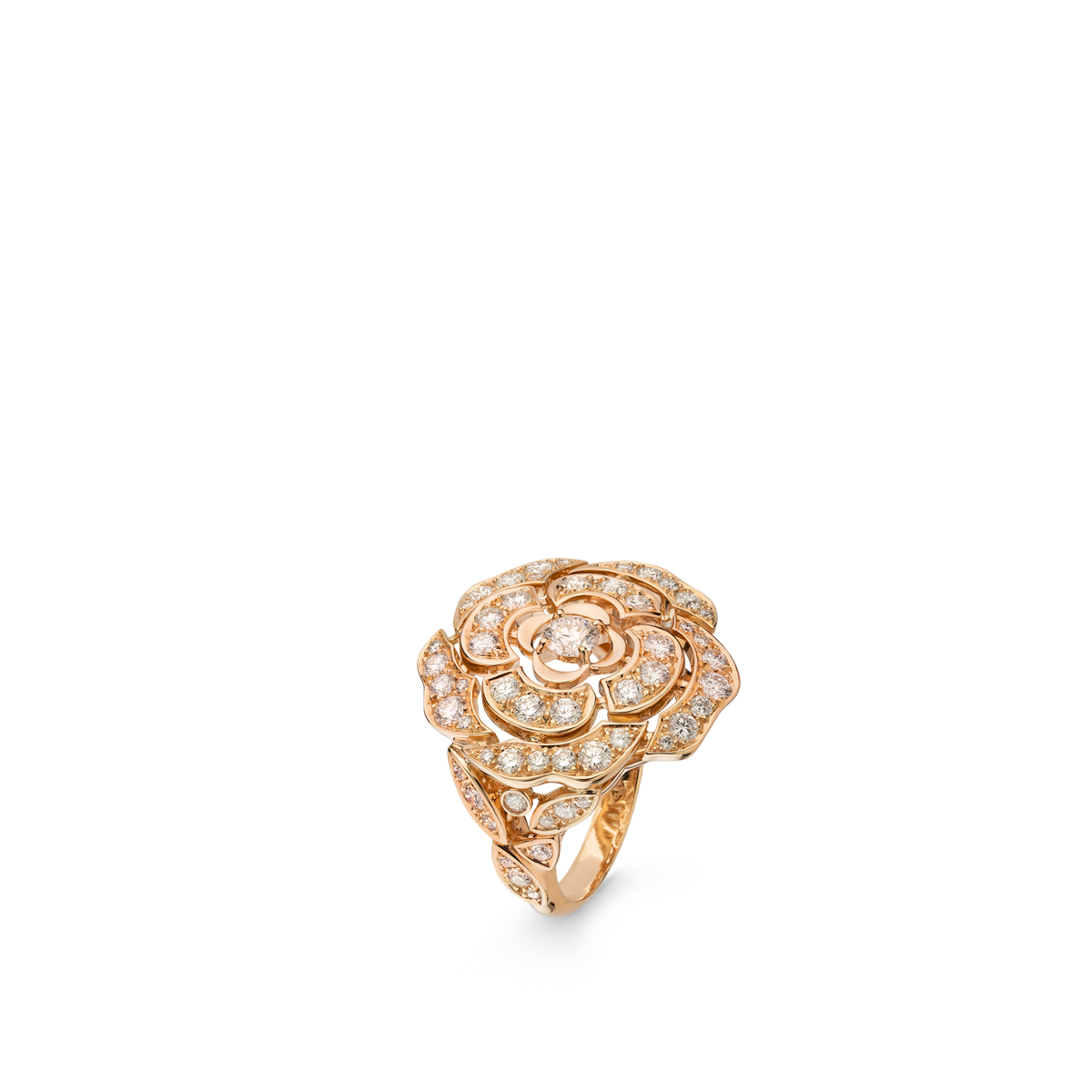 CHANEL Bouton de Camélia ring - J13849