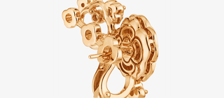 Bouton de Camélia crawling earrings thumbnail