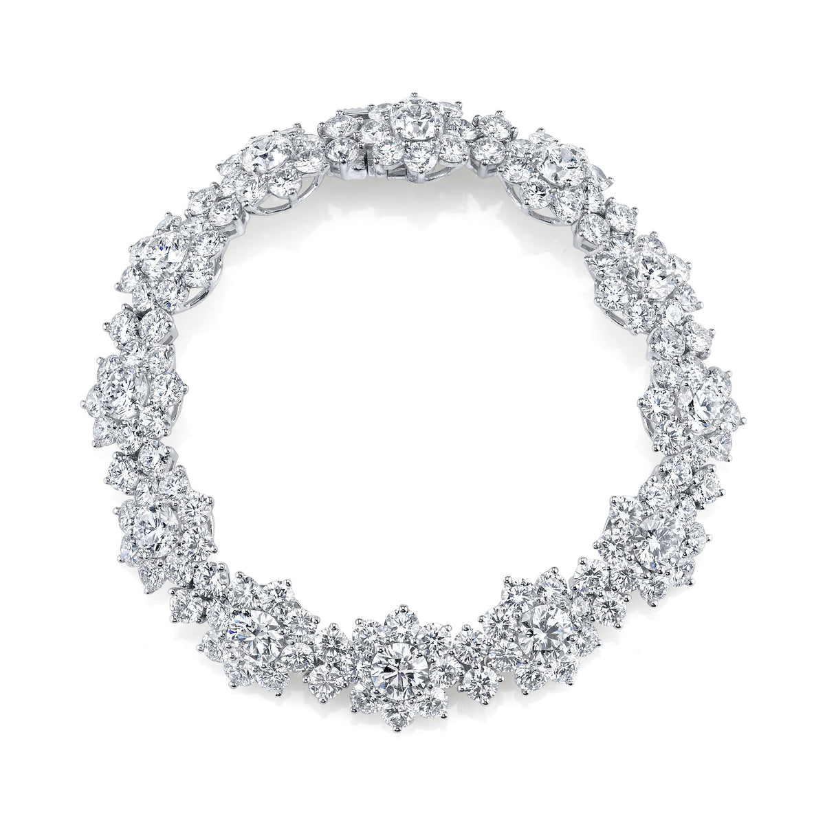 Platinum Diamond Tennis Bracelet - JBR071